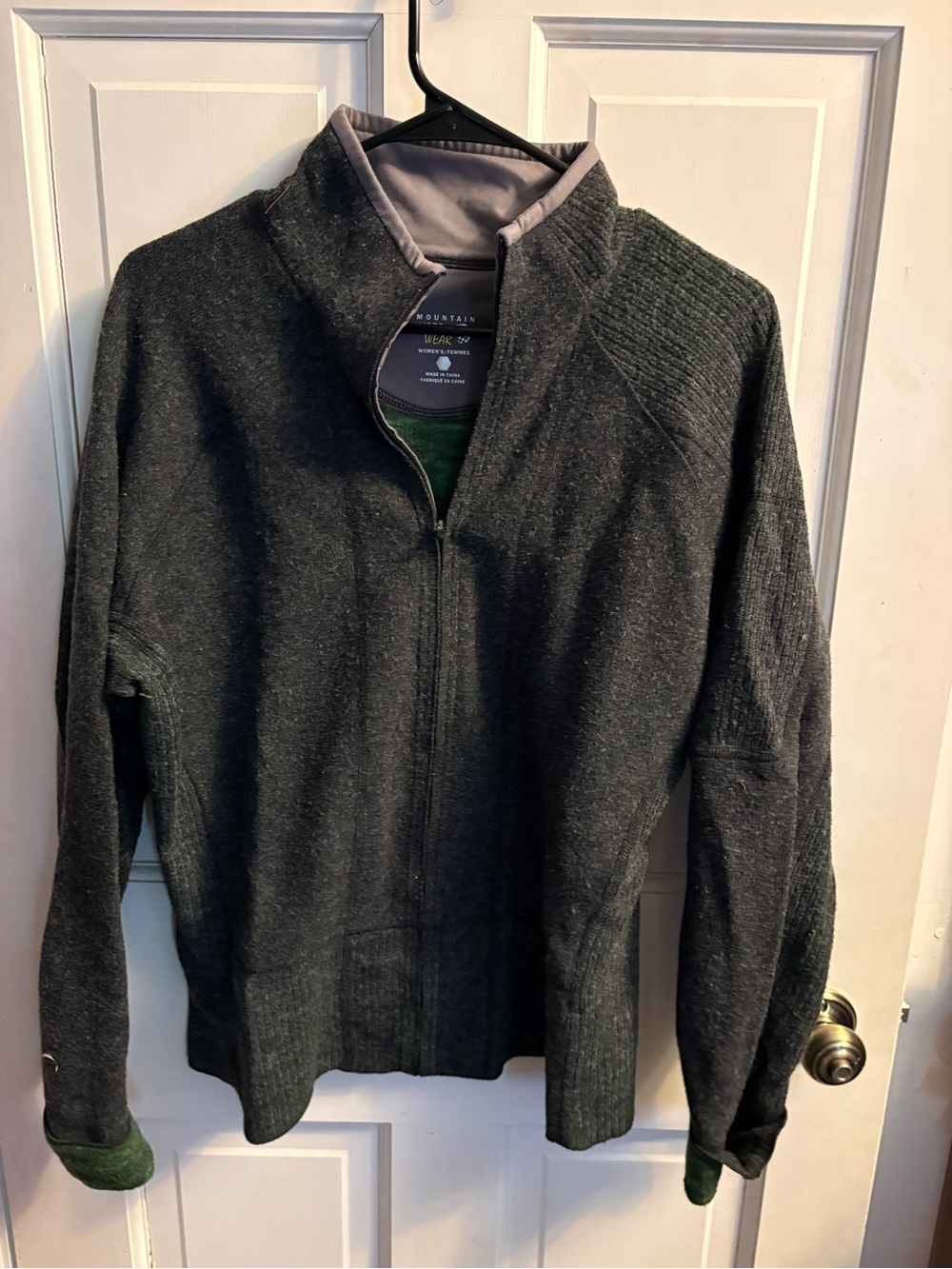 Mountain Hardwear woman Dark Gray Full-Zip Sweater